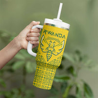 Custom Rwanda Football Tumbler With Handle Amavubi Oyeee!