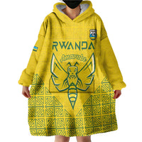 Custom Rwanda Football Wearable Blanket Hoodie Amavubi Oyeee!
