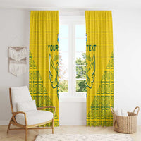Custom Rwanda Football Window Curtain Amavubi Oyeee!