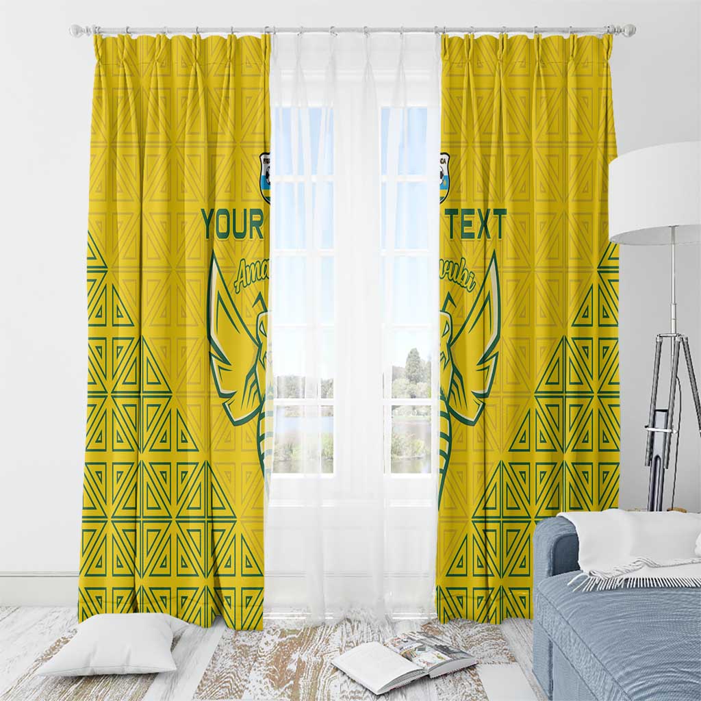 Custom Rwanda Football Window Curtain Amavubi Oyeee!