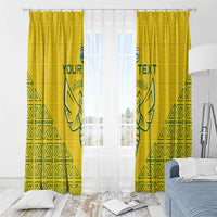 Custom Rwanda Football Window Curtain Amavubi Oyeee!