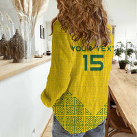 Custom Rwanda Football Women Casual Shirt Amavubi Oyeee!