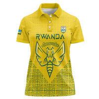 Custom Rwanda Football Women Polo Shirt Amavubi Oyeee!