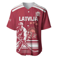 Custom Latvia Hockey Baseball Jersey Latvija Latvija