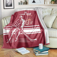 Custom Latvia Hockey Blanket Latvija Latvija