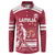 Custom Latvia Hockey Button Sweatshirt Latvija Latvija