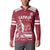 Custom Latvia Hockey Button Sweatshirt Latvija Latvija