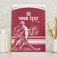 Custom Latvia Hockey Canvas Wall Art Latvija Latvija
