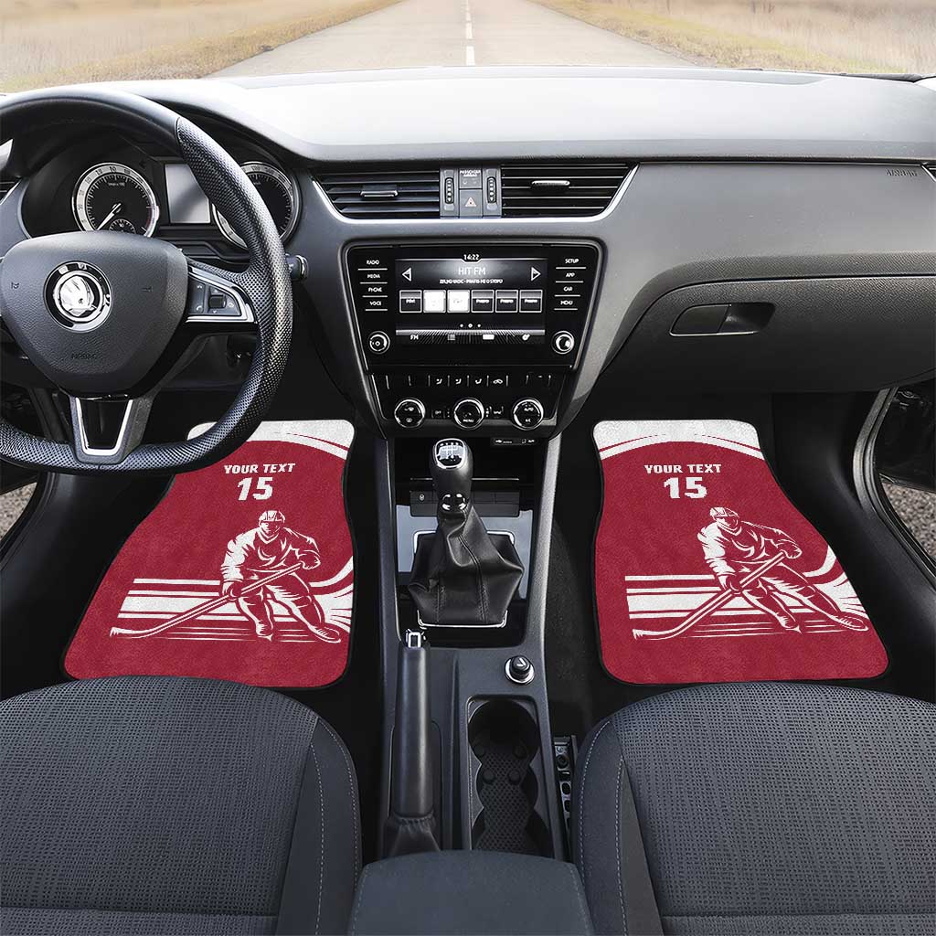 Custom Latvia Hockey Car Mats Latvija Latvija