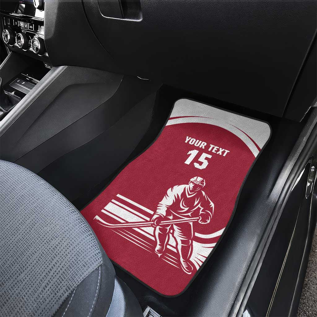 Custom Latvia Hockey Car Mats Latvija Latvija