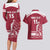 Custom Latvia Hockey Couples Matching Long Sleeve Bodycon Dress and Hawaiian Shirt Latvija Latvija