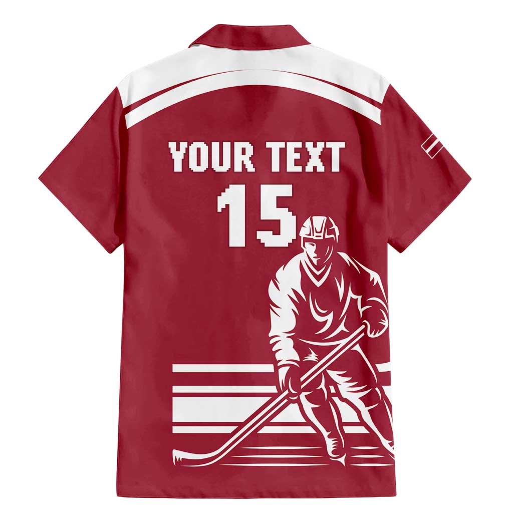 Custom Latvia Hockey Family Matching Mermaid Dress and Hawaiian Shirt Latvija Latvija