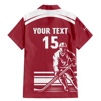 Custom Latvia Hockey Family Matching Mermaid Dress and Hawaiian Shirt Latvija Latvija