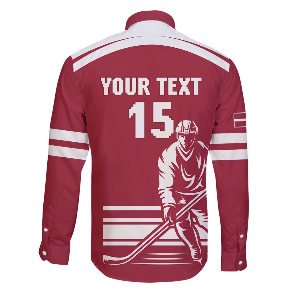 Custom Latvia Hockey Family Matching Mermaid Dress and Hawaiian Shirt Latvija Latvija