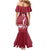 Custom Latvia Hockey Family Matching Mermaid Dress and Hawaiian Shirt Latvija Latvija