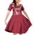 Custom Latvia Hockey Family Matching Off Shoulder Short Dress and Hawaiian Shirt Latvija Latvija