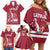 Custom Latvia Hockey Family Matching Off Shoulder Short Dress and Hawaiian Shirt Latvija Latvija