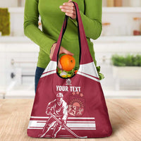 Custom Latvia Hockey Grocery Bag Latvija Latvija