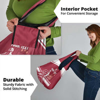 Custom Latvia Hockey Grocery Bag Latvija Latvija