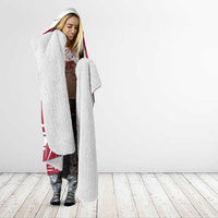 Custom Latvia Hockey Hooded Blanket Latvija Latvija