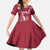 Custom Latvia Hockey Kid Short Sleeve Dress Latvija Latvija