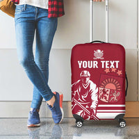 Custom Latvia Hockey Luggage Cover Latvija Latvija