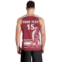 Custom Latvia Hockey Men Tank Top Latvija Latvija