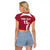 Custom Latvia Hockey Raglan Cropped T Shirt Latvija Latvija