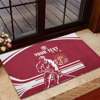Custom Latvia Hockey Rubber Doormat Latvija Latvija