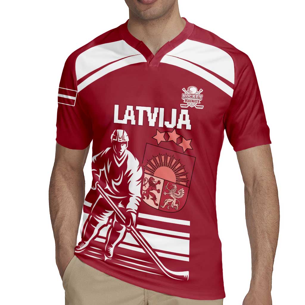Custom Latvia Hockey Rugby Jersey Latvija Latvija