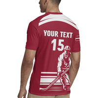 Custom Latvia Hockey Rugby Jersey Latvija Latvija