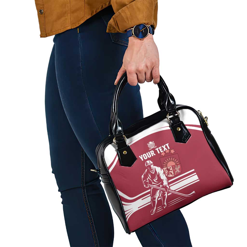 Custom Latvia Hockey Shoulder Handbag Latvija Latvija