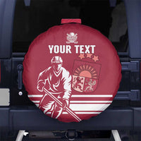 Custom Latvia Hockey Spare Tire Cover Latvija Latvija