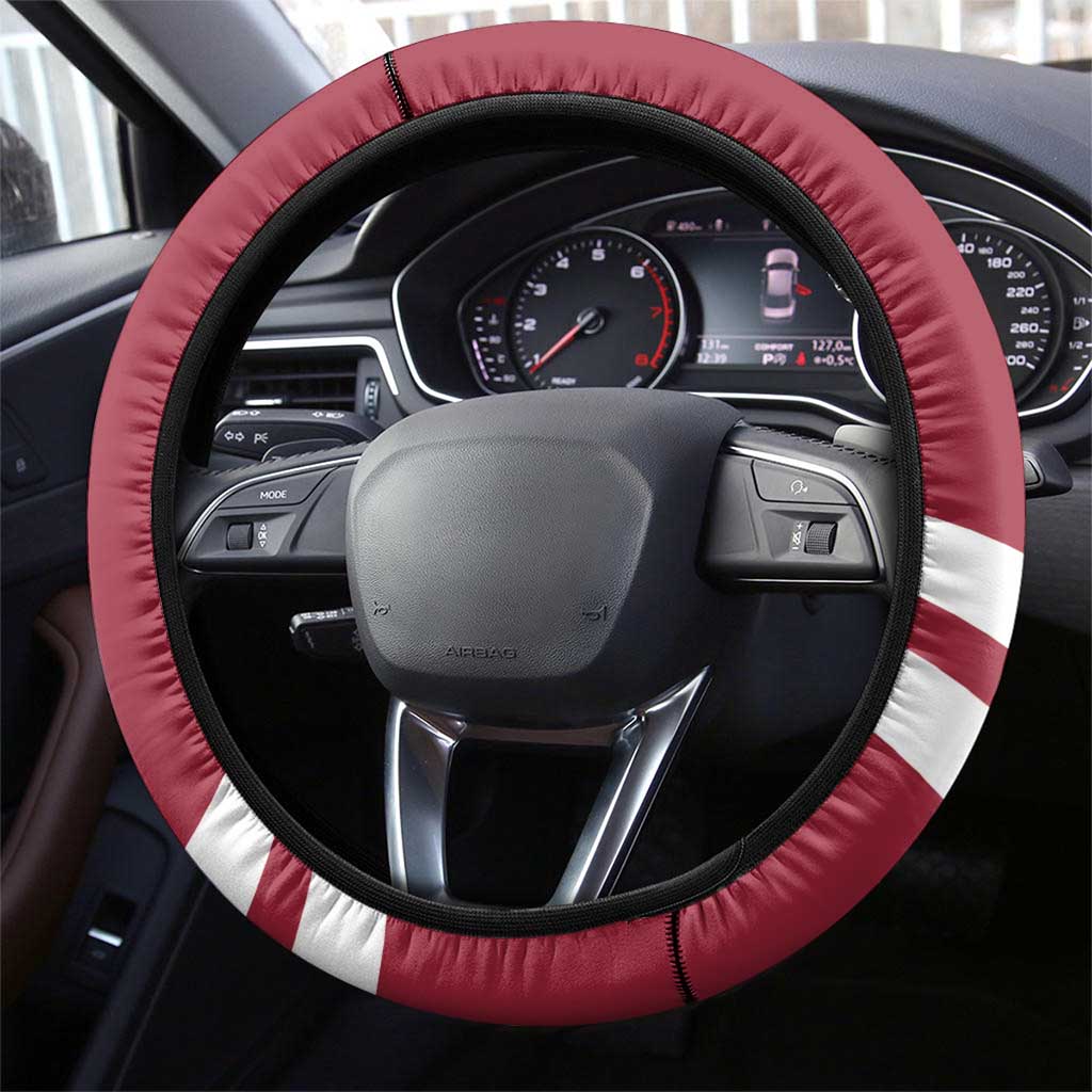 Latvia Hockey Steering Wheel Cover Latvija Latvija