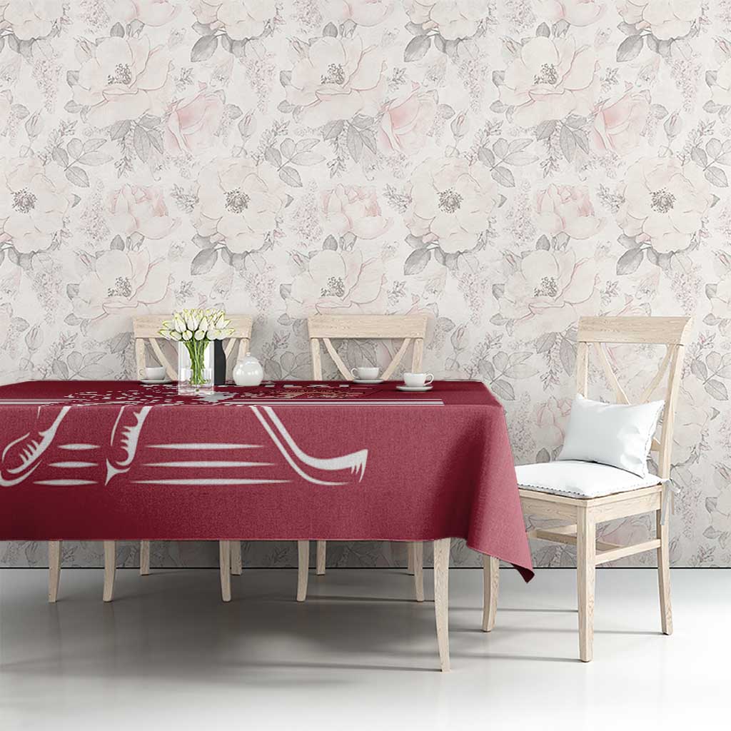 Custom Latvia Hockey Tablecloth Latvija Latvija