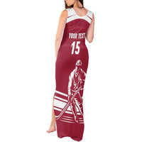 Custom Latvia Hockey Tank Maxi Dress Latvija Latvija