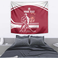 Custom Latvia Hockey Tapestry Latvija Latvija