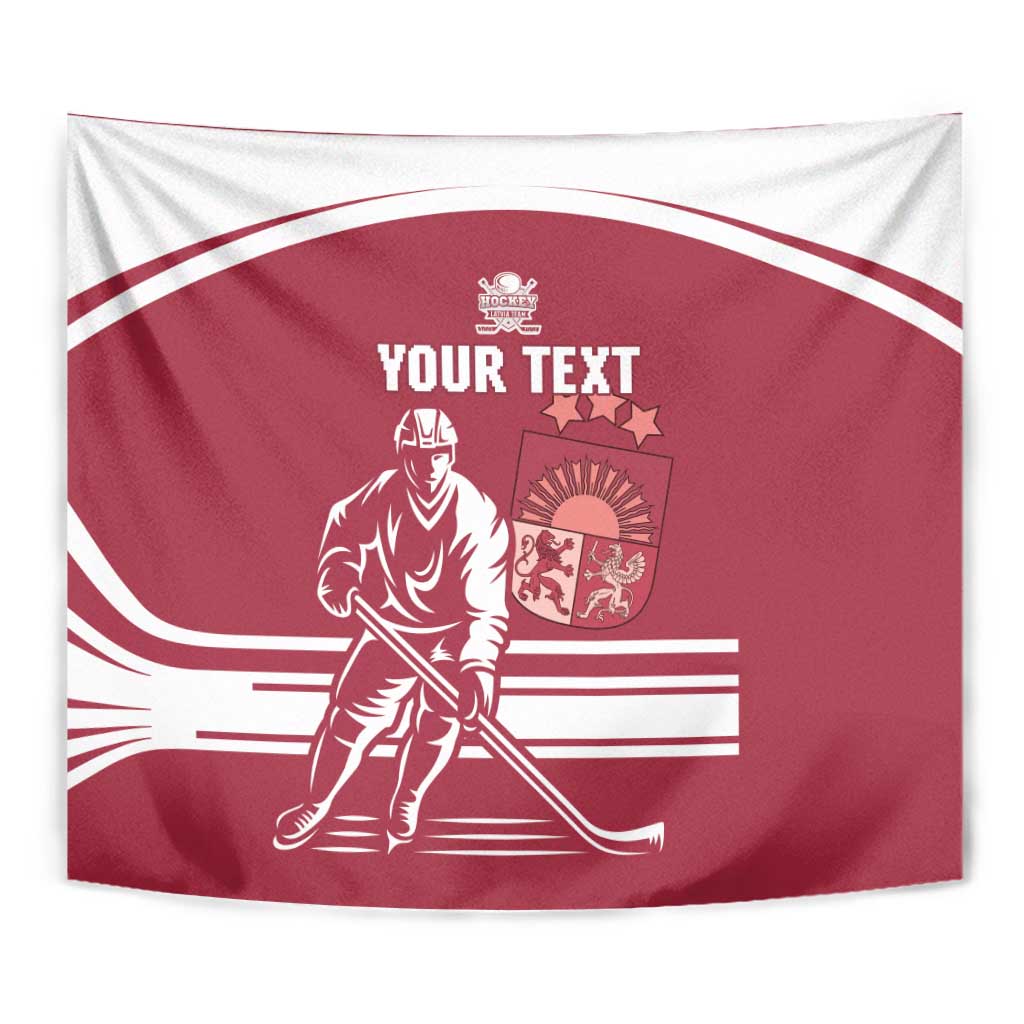 Custom Latvia Hockey Tapestry Latvija Latvija