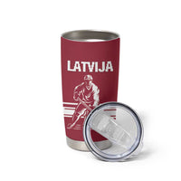 Custom Latvia Hockey Tumbler Cup Latvija Latvija