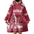 Custom Latvia Hockey Wearable Blanket Hoodie Latvija Latvija