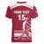 Custom Latvia Hockey Women V-Neck T-Shirt Latvija Latvija