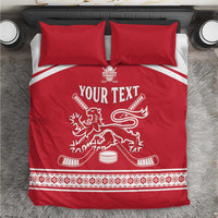 Custom Denmark Hockey Bedding Set Come On Danish Lions