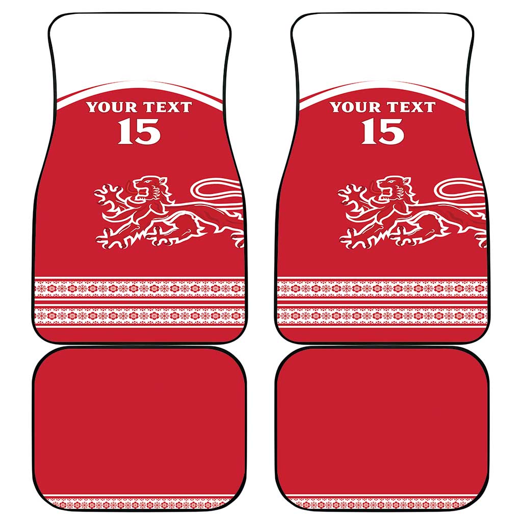 Custom Denmark Hockey Car Mats Come On Danish Lions