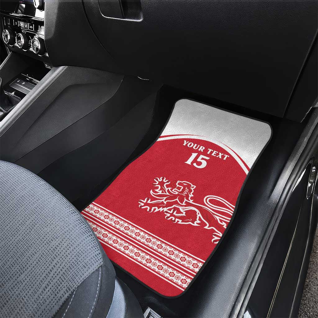 Custom Denmark Hockey Car Mats Come On Danish Lions