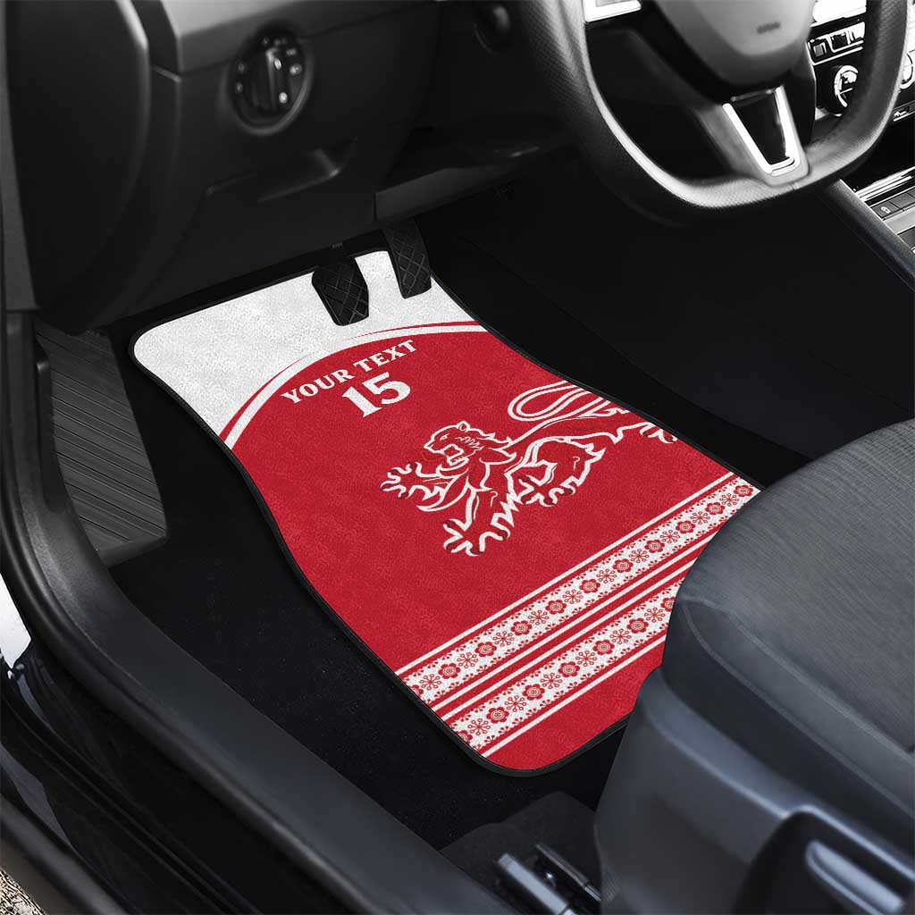 Custom Denmark Hockey Car Mats Come On Danish Lions