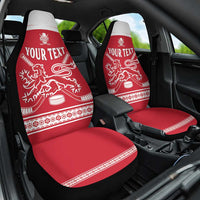 Custom Denmark Hockey Car Seat Cover Come On Danish Lions