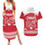 Custom Denmark Hockey Couples Matching Summer Maxi Dress and Hawaiian Shirt Come On Danish Lions