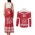 Custom Denmark Hockey Couples Matching Tank Maxi Dress and Long Sleeve Button Shirt Come On Danish Lions