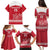 Custom Denmark Hockey Family Matching Puletasi and Hawaiian Shirt Come On Danish Lions