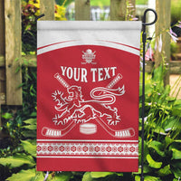 Custom Denmark Hockey Garden Flag Come On Danish Lions